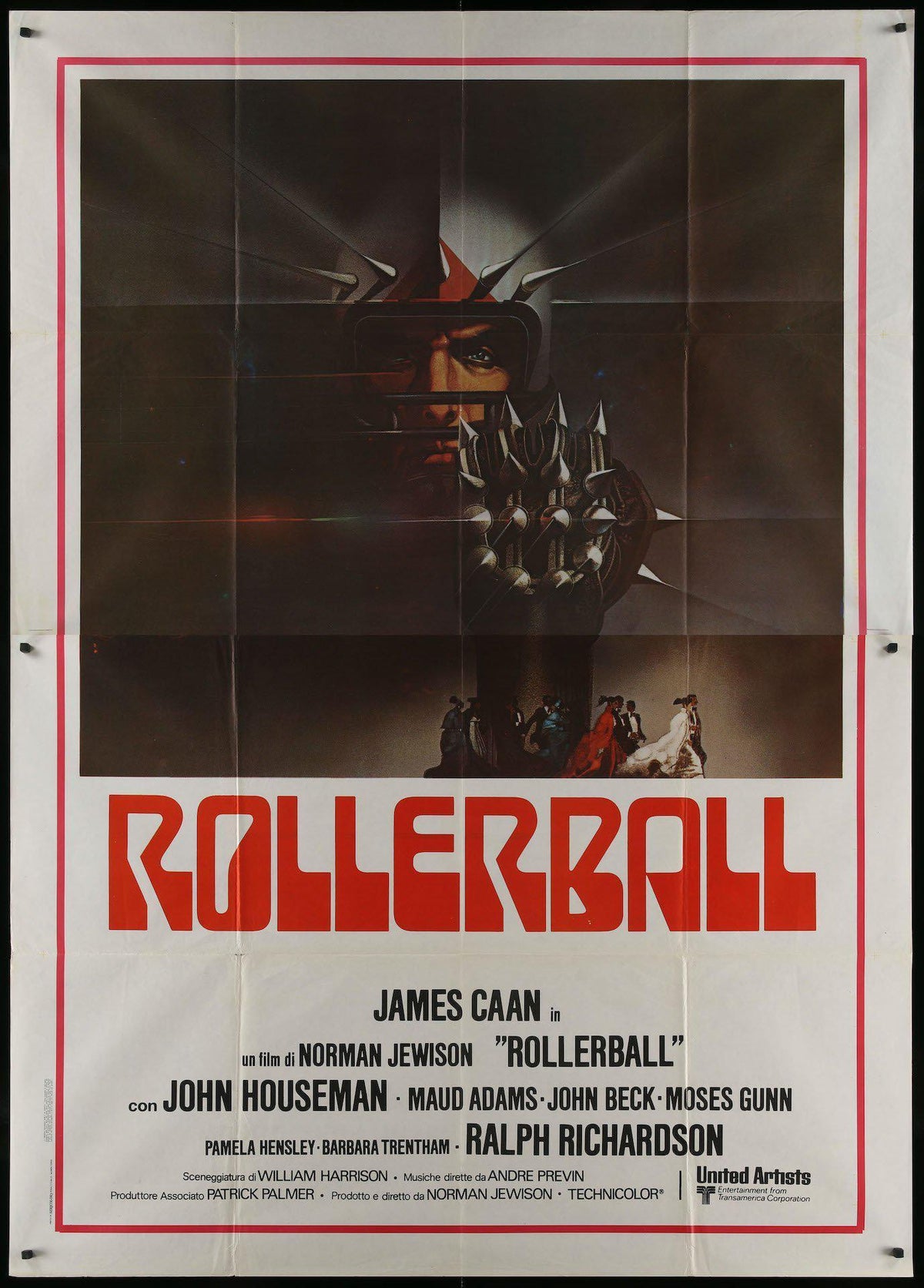 Rollerball Italian 4 Foglio (55x78) Original Vintage Movie Poster