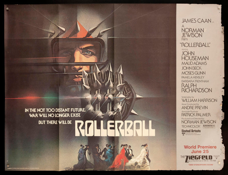 Rollerball Subway 2 Sheet (45x59) Original Vintage Movie Poster