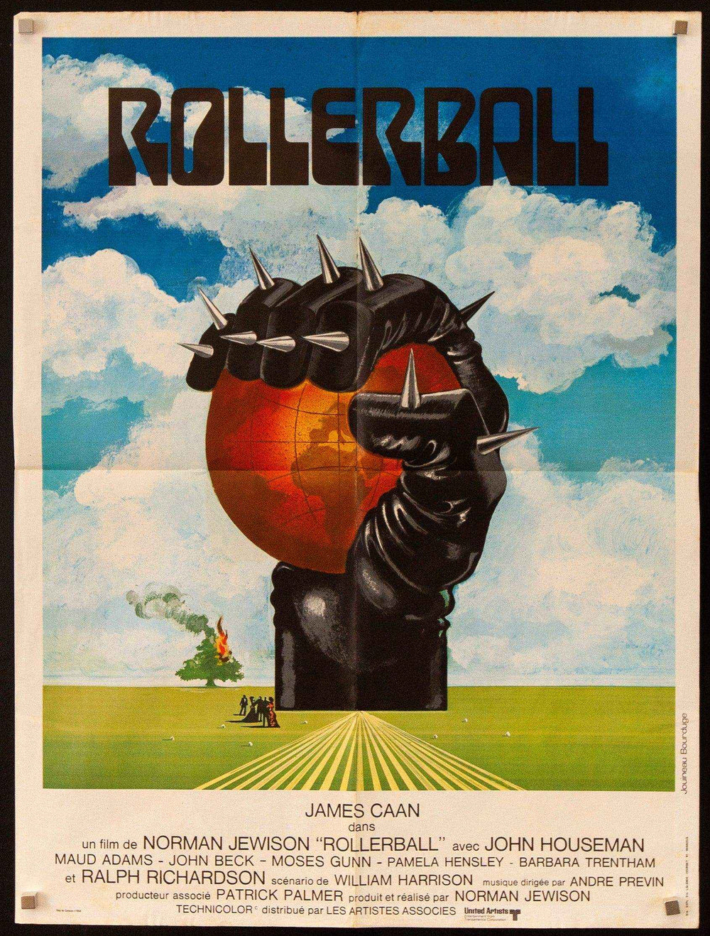 Rollerball Original Vintage Movie Poster