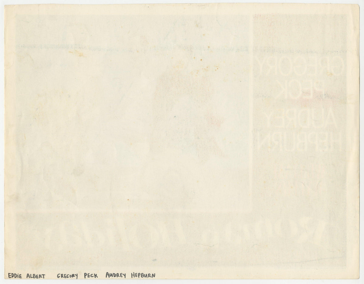 Roman Holiday Original Vintage Movie Poster