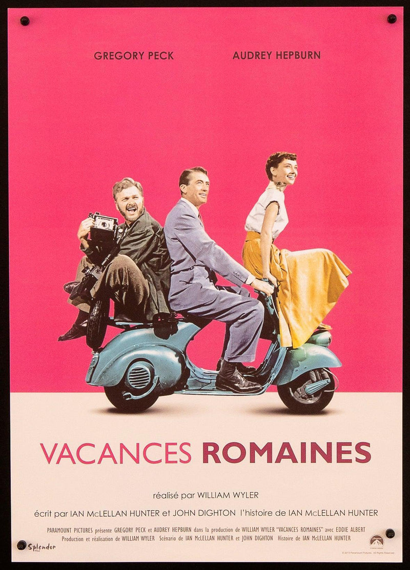 Roman Holiday French Mini (16x23) Original Vintage Movie Poster