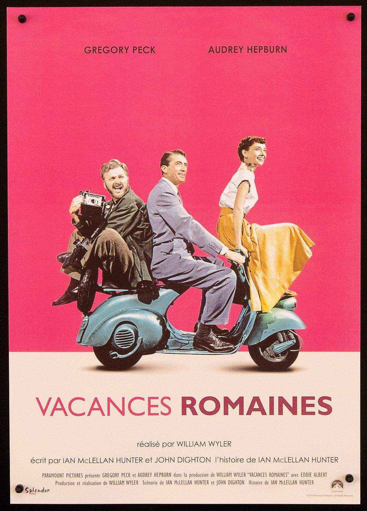 Roman Holiday Movie Poster 2013 RI French Mini (16x23)