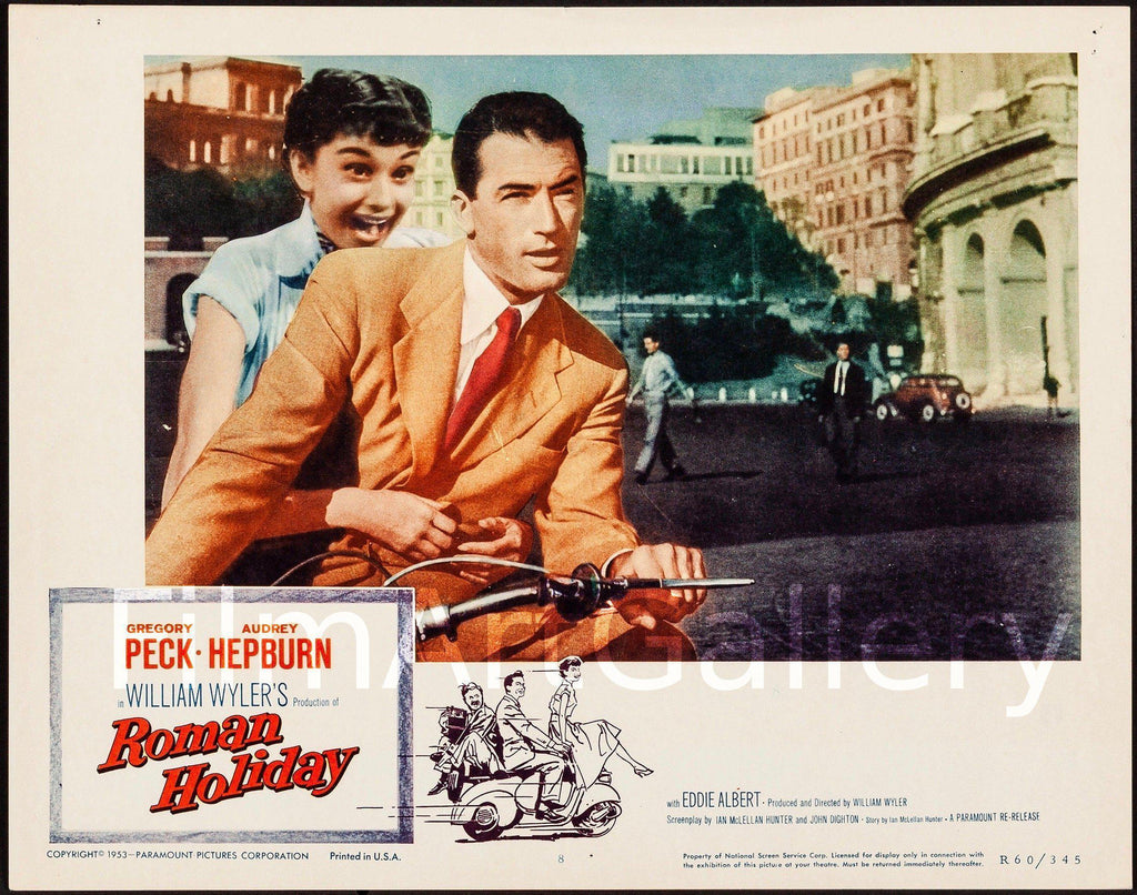 Roman Holiday Original Vintage Movie Poster