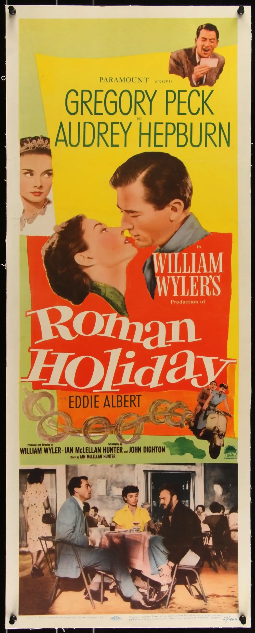 Roman Holiday Original Vintage Movie Poster