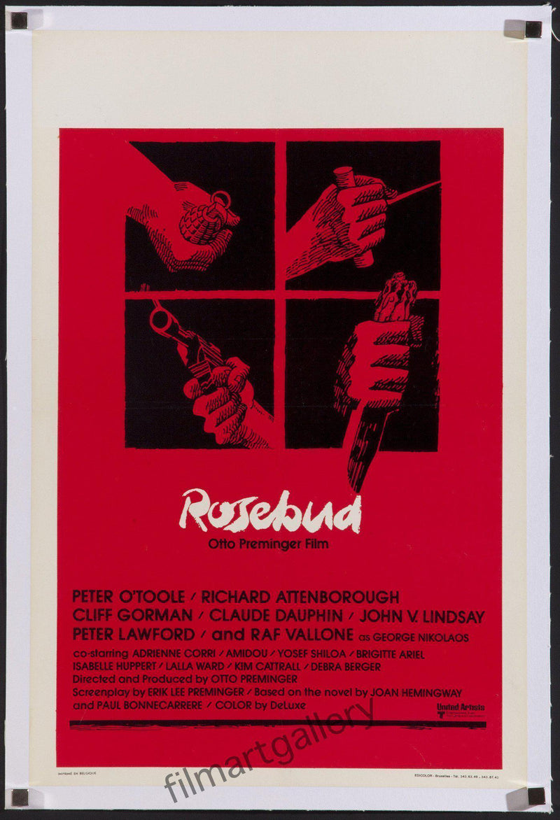 Rosebud Belgian (14x22) Original Vintage Movie Poster