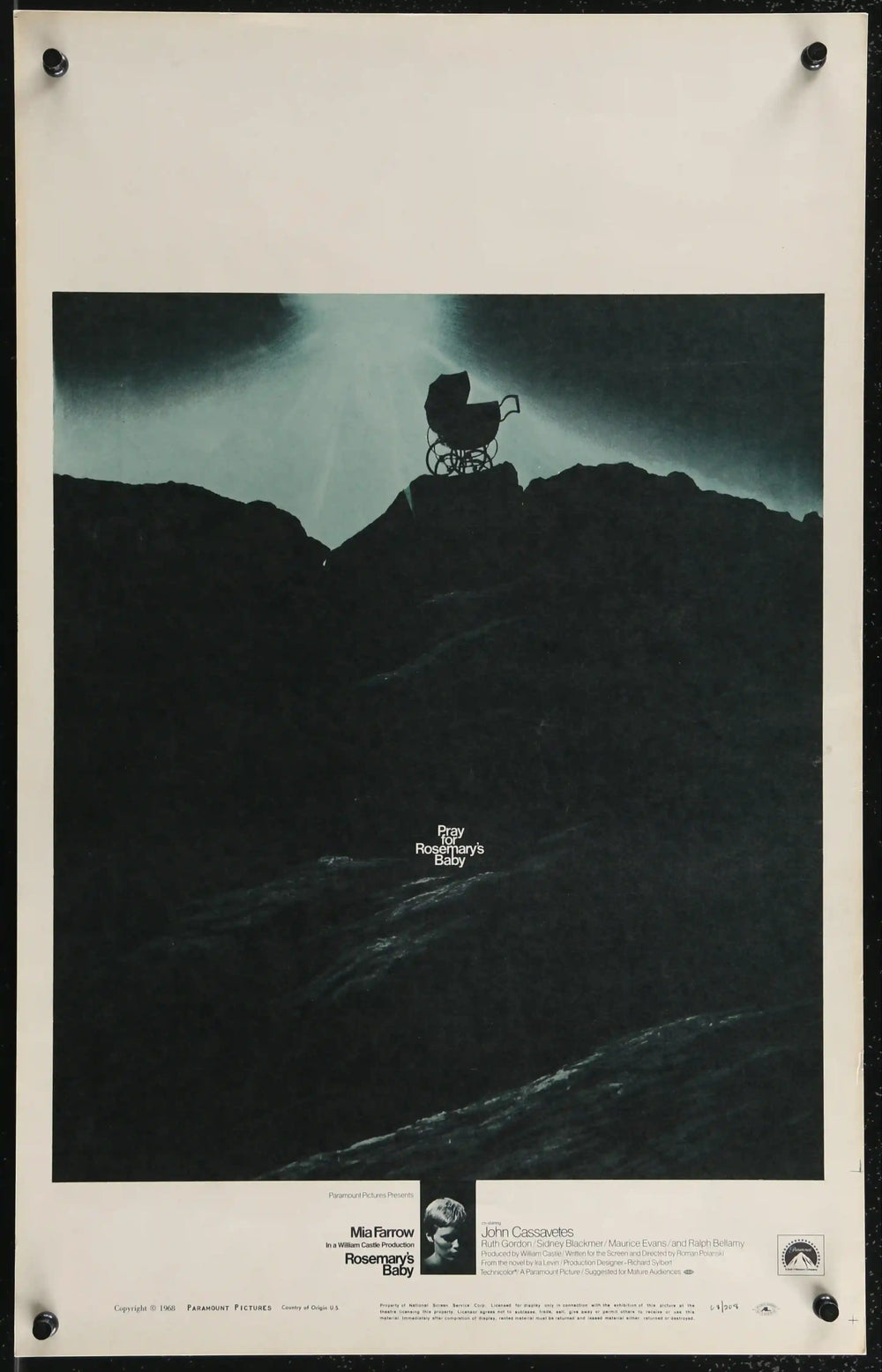 Rosemary's Baby Original Vintage Movie Poster