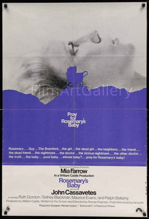 Rosemary's Baby Original Vintage Movie Poster
