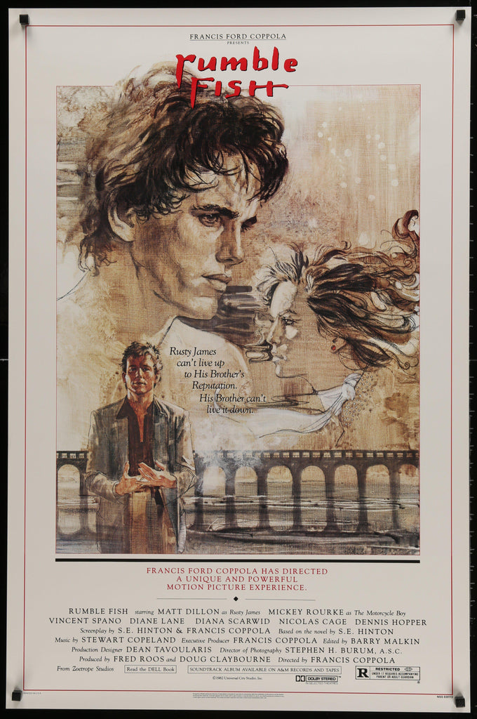 Rumble Fish Original Vintage Movie Poster