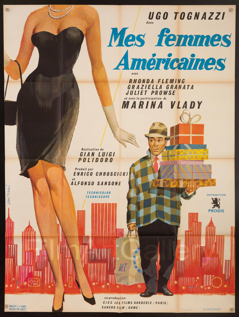 Run For Your Wife (Mes Femmes Americaines) Original Vintage Movie Poster