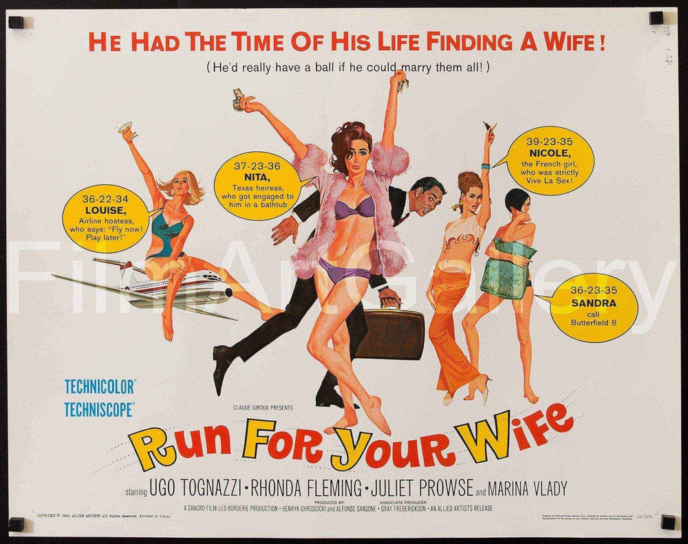 Run For Your Wife Original Vintage Movie Poster