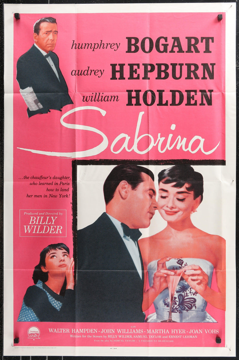 Sabrina 1 Sheet (27x41) Original Vintage Movie Poster