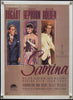Sabrina 16x23 Original Vintage Movie Poster
