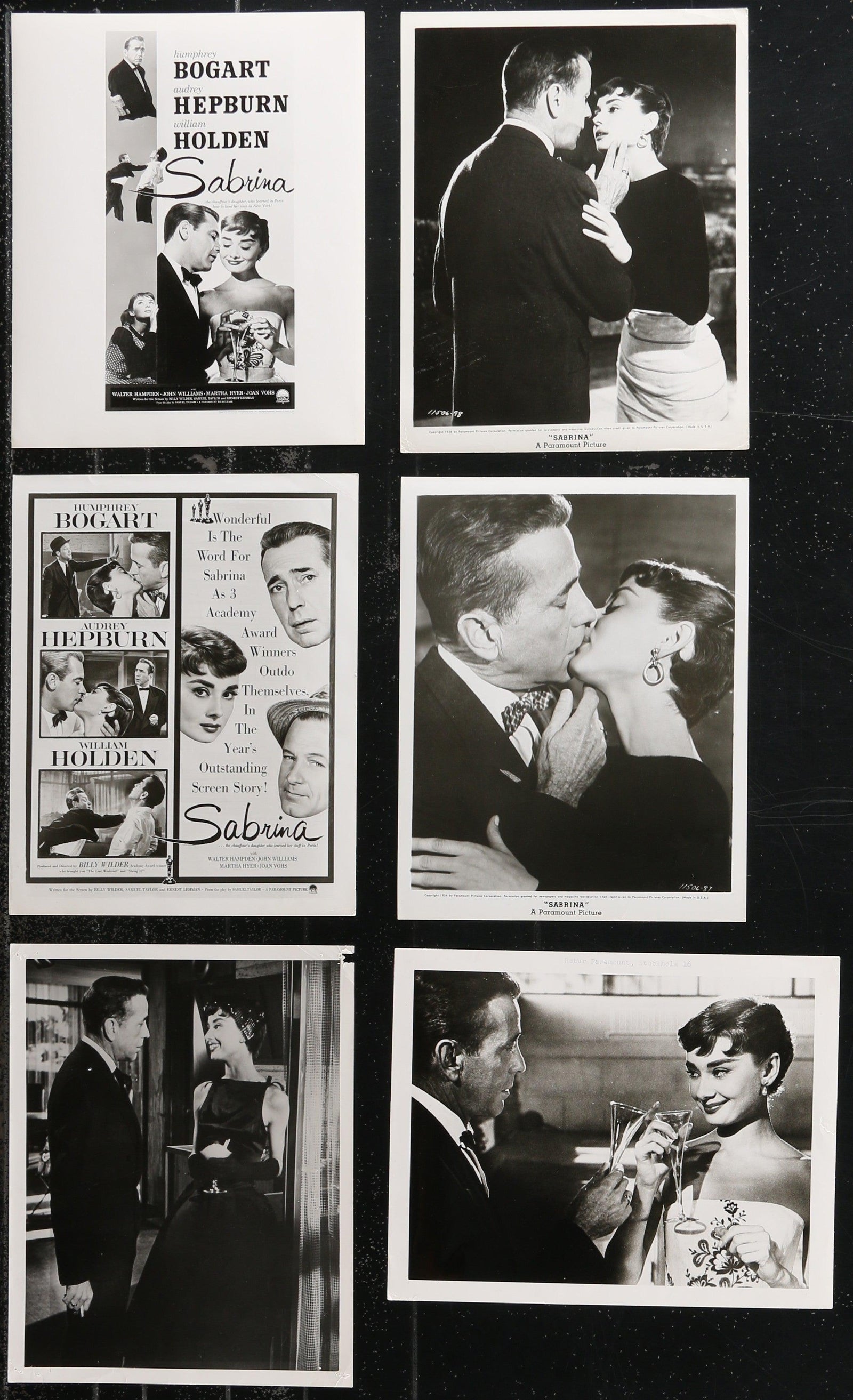 Sabrina Original Vintage Movie Poster