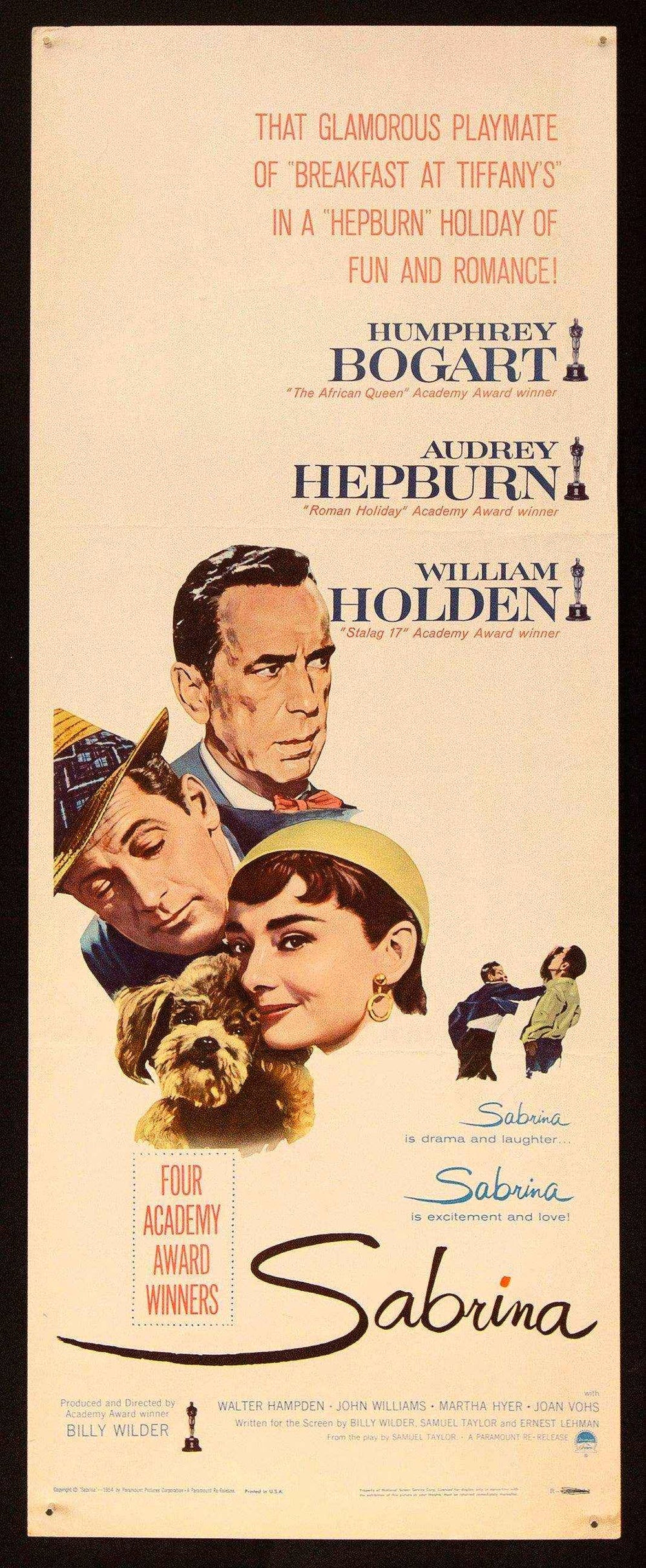 Sabrina Original Vintage Movie Poster