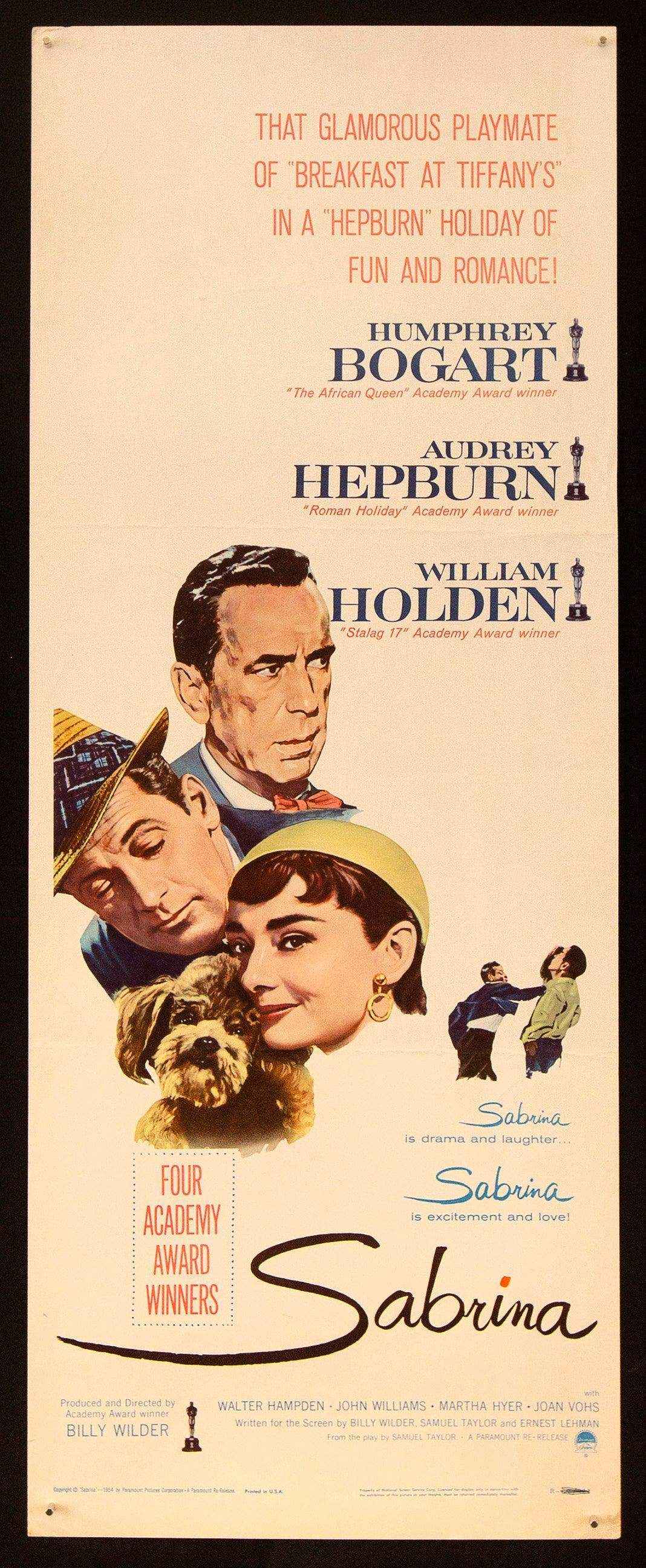 Sabrina Original Vintage Movie Poster