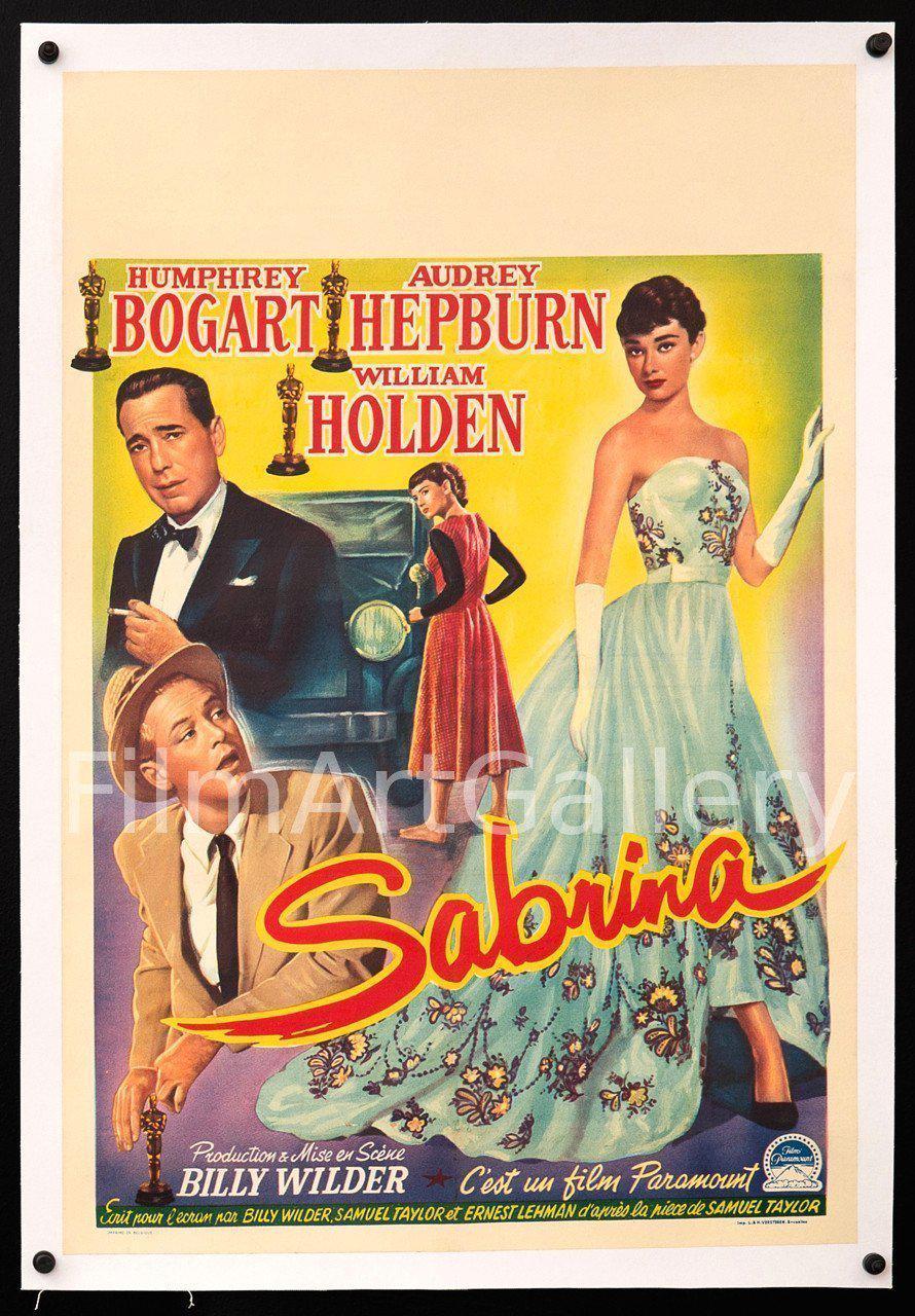 Sabrina Original Vintage Movie Poster