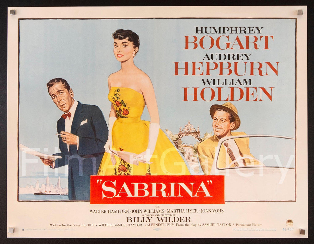 Sabrina Original Vintage Movie Poster