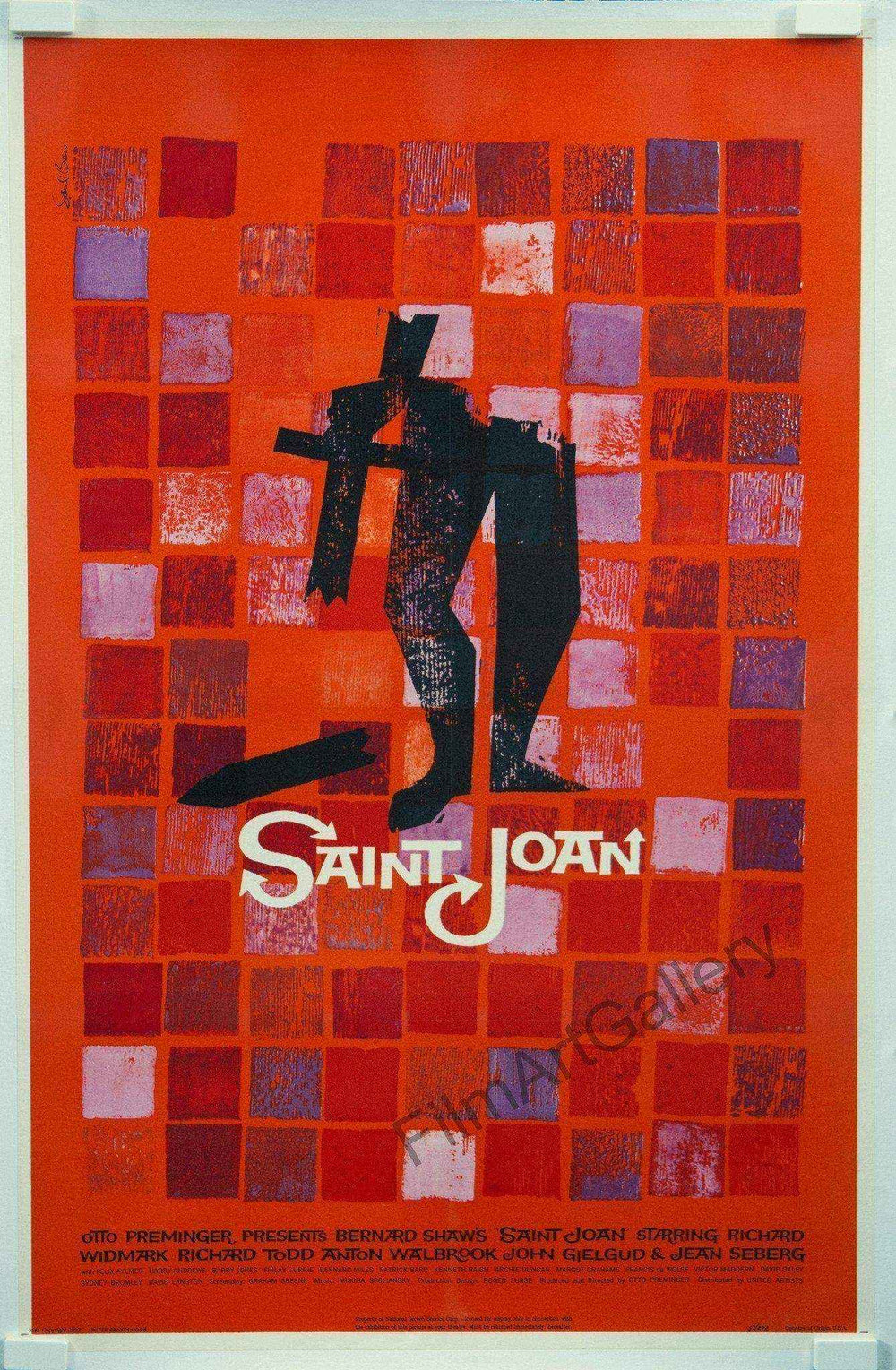 Saint Joan Original Vintage Movie Poster