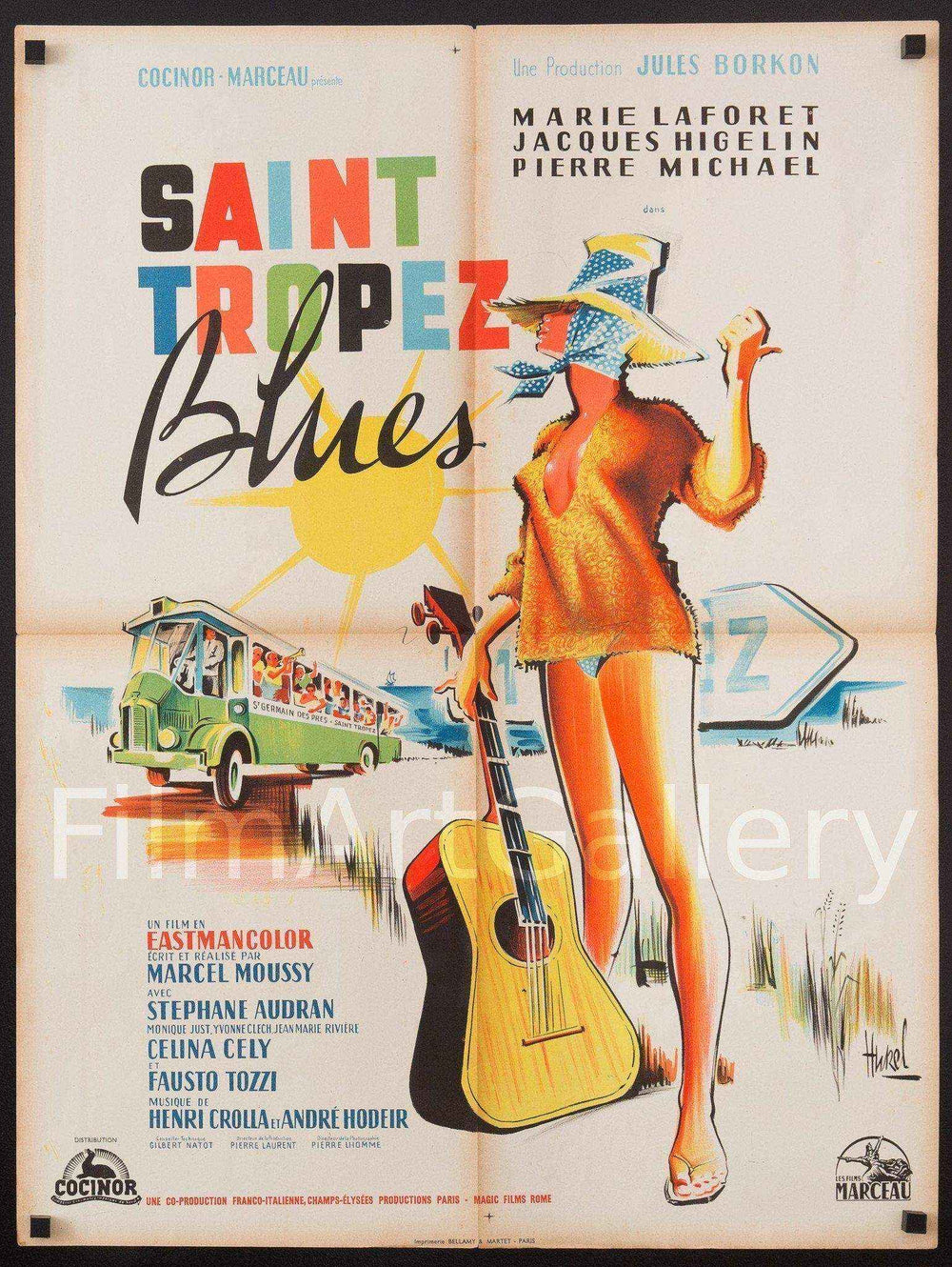 Saint Tropez Blues Original Vintage Movie Poster