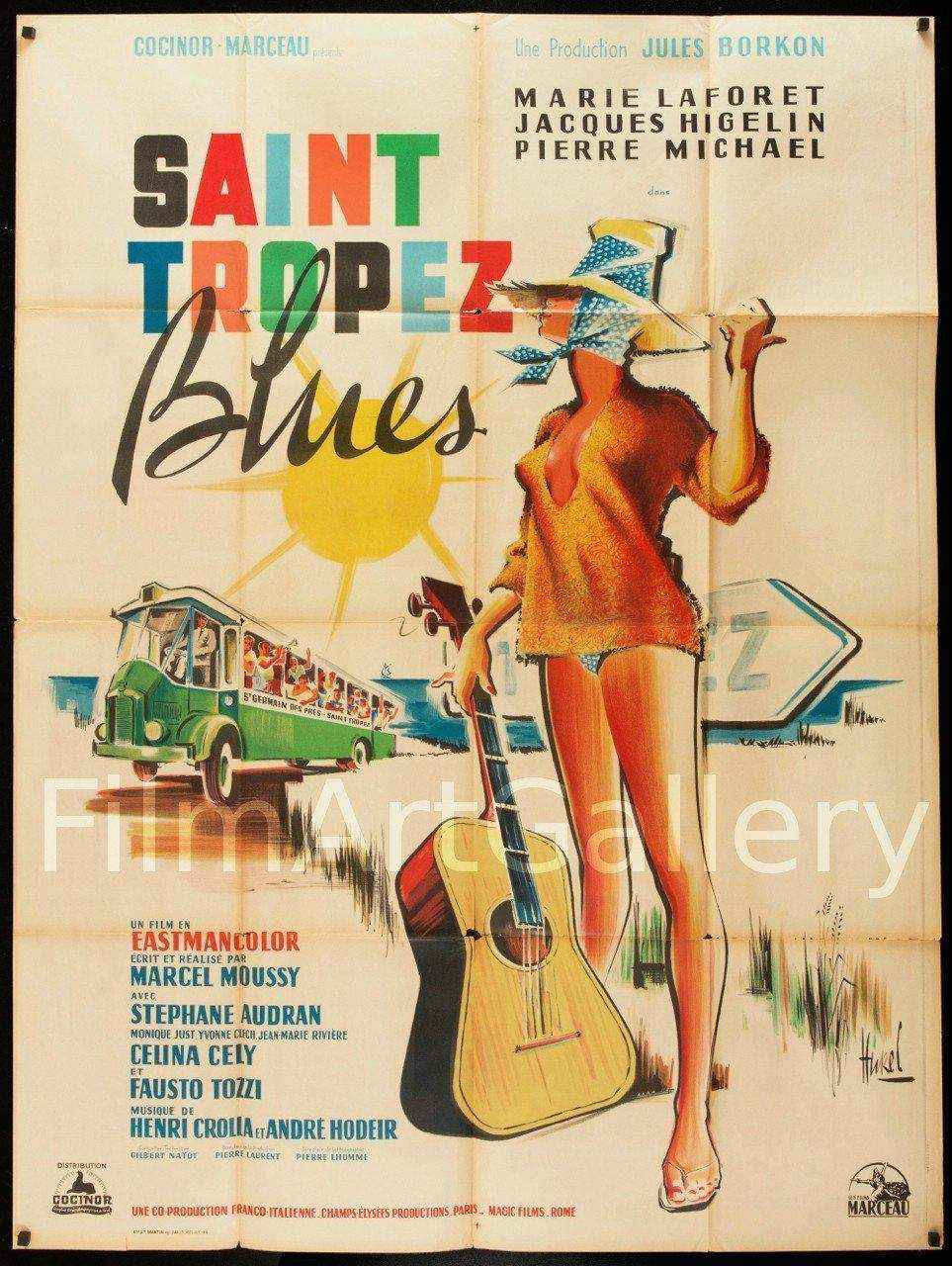 Saint Tropez Blues Original Vintage Movie Poster