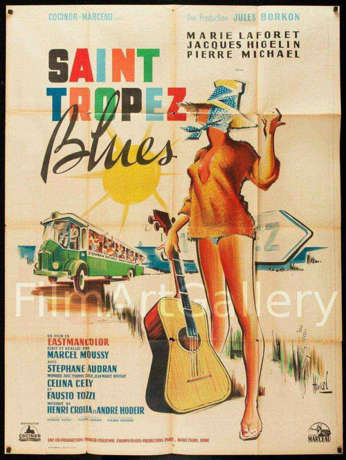 Saint Tropez Blues Original Vintage Movie Poster