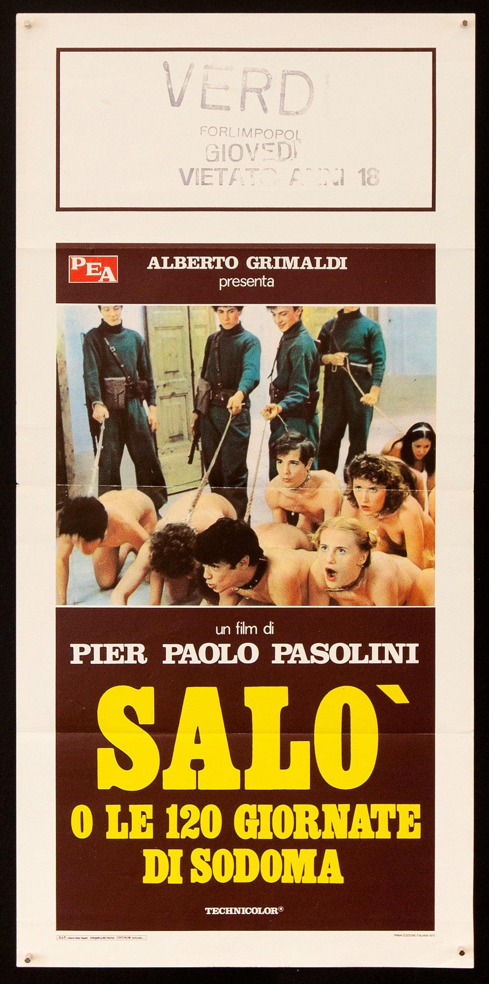 Salo Italian Locandina (13x28) Original Vintage Movie Poster
