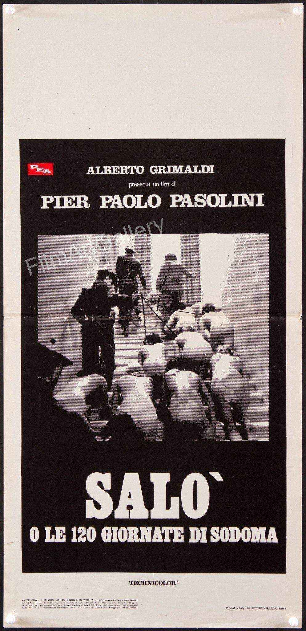 Salo Original Vintage Movie Poster