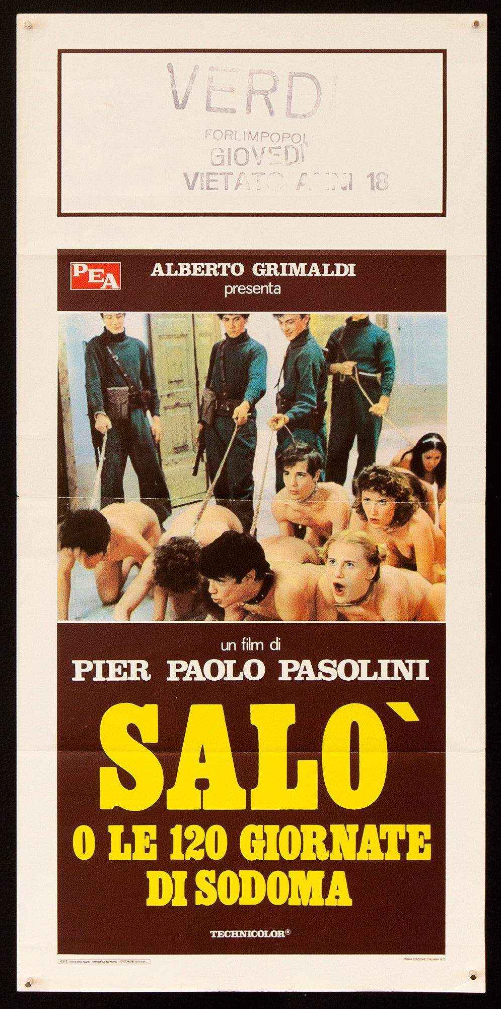 Salo Original Vintage Movie Poster