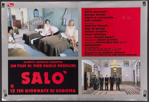 Salo Original Vintage Movie Poster