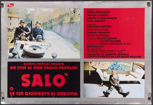 Salo Original Vintage Movie Poster