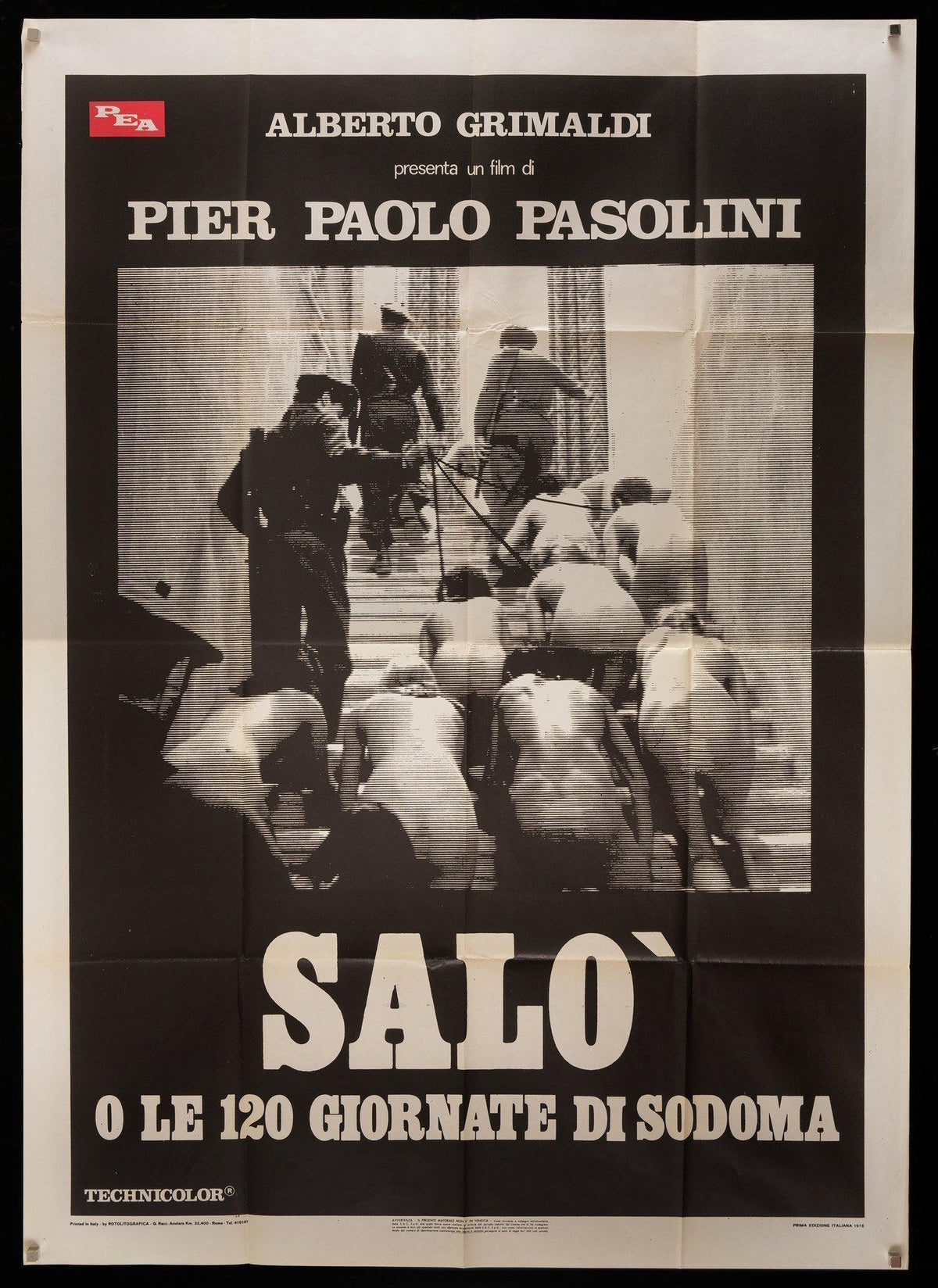 Salo Original Vintage Movie Poster