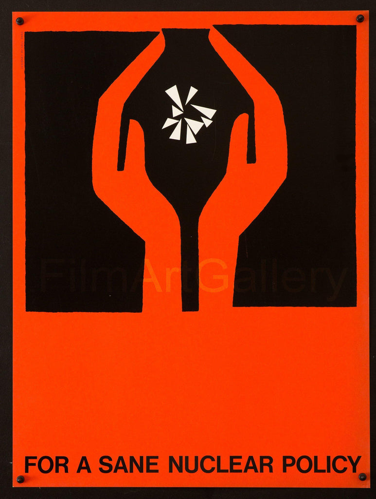 Sane Nuclear Policy Original Vintage Movie Poster
