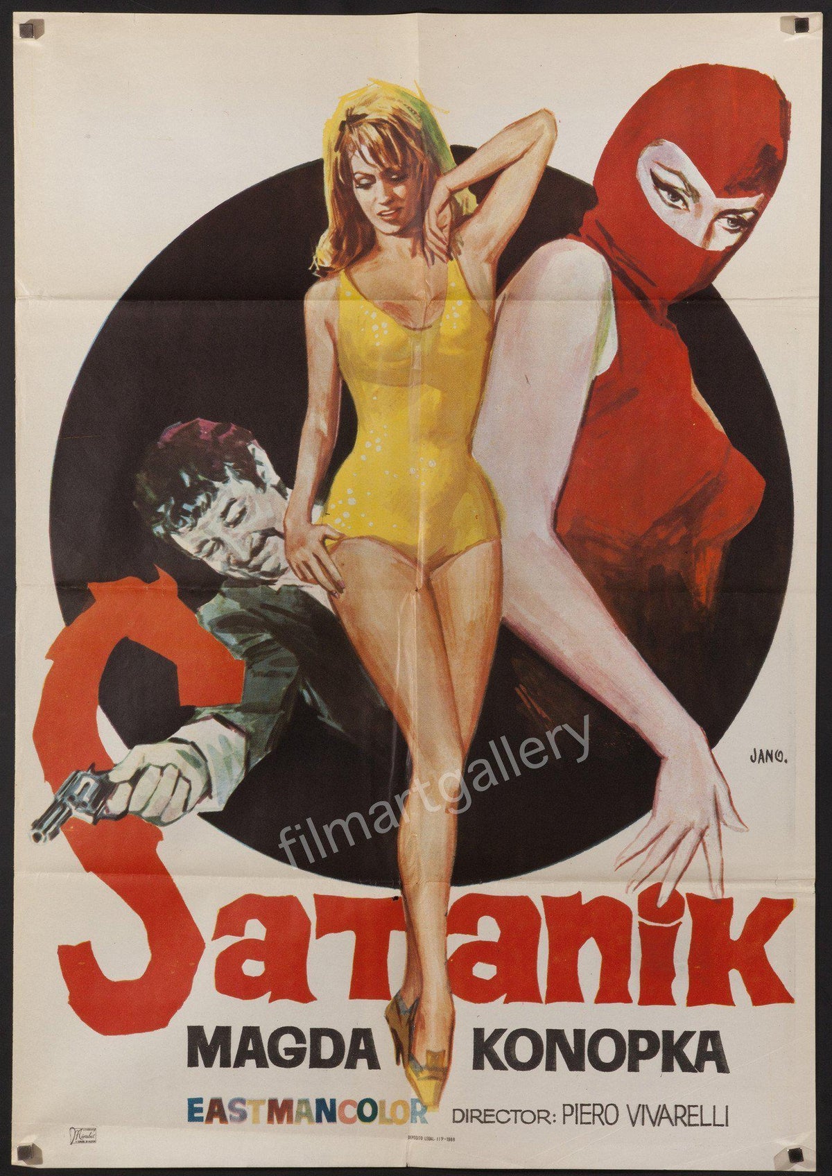 Satanik Original Vintage Movie Poster