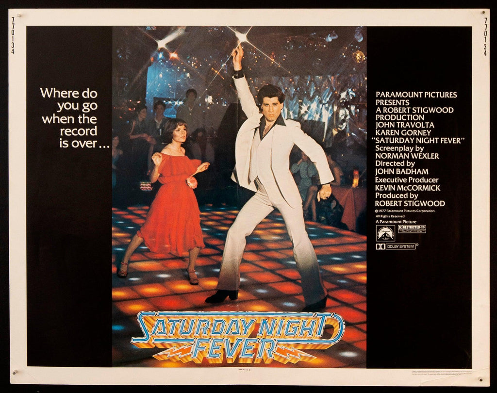Saturday Night Fever Half sheet (22x28) Original Vintage Movie Poster