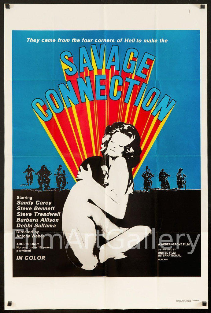 Savage Connection Original Vintage Movie Poster