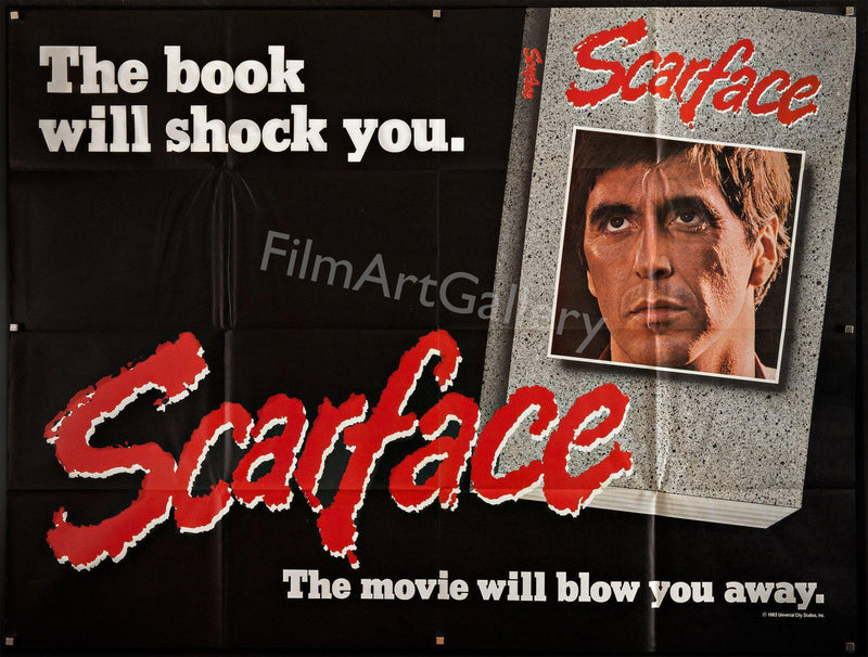 Scarface Subway 2 sheet (45x59) Original Vintage Movie Poster