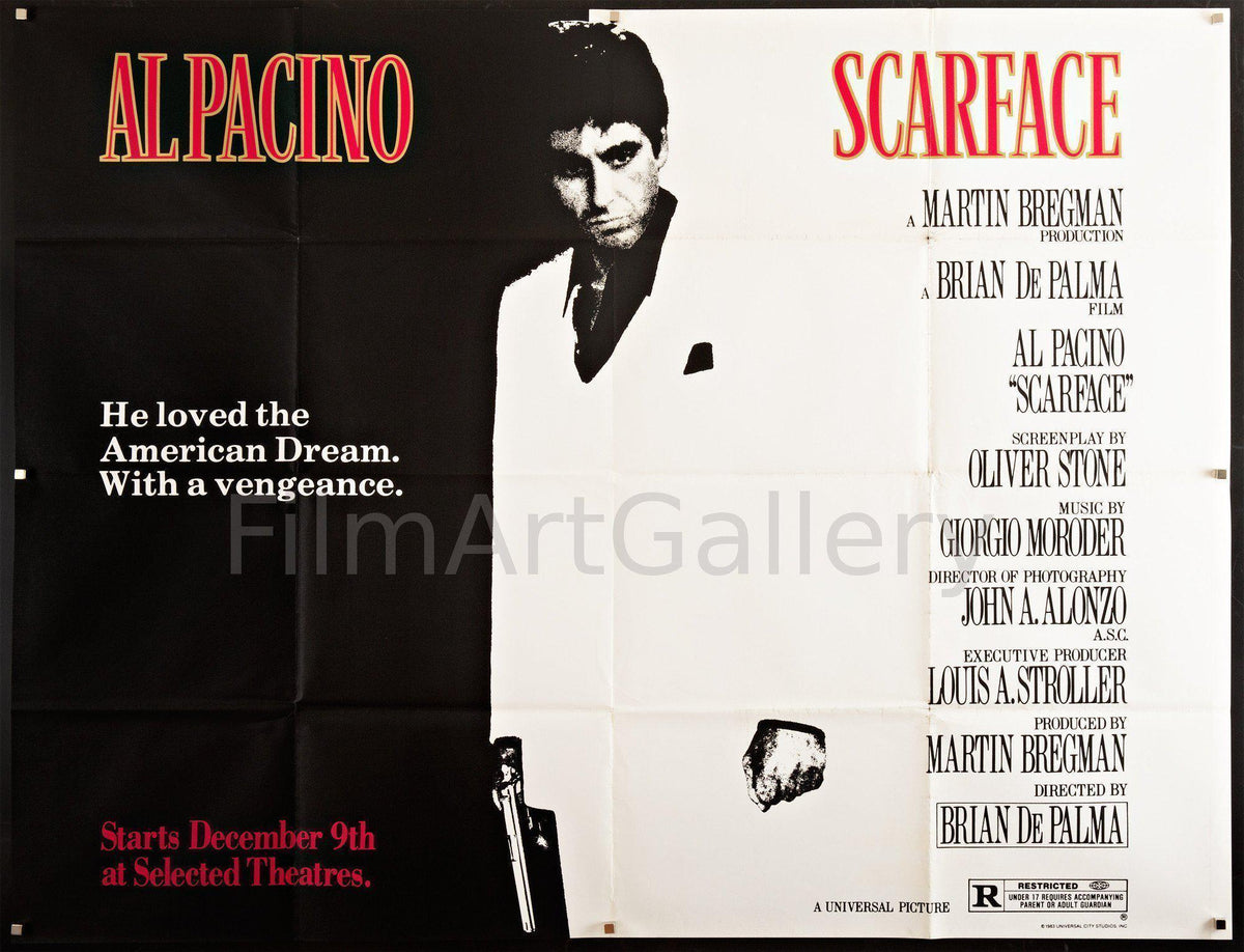 Scarface Original Vintage Movie Poster