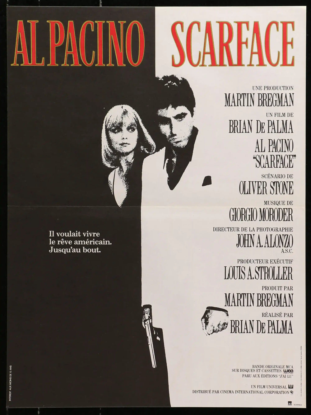 Scarface Original Vintage Movie Poster