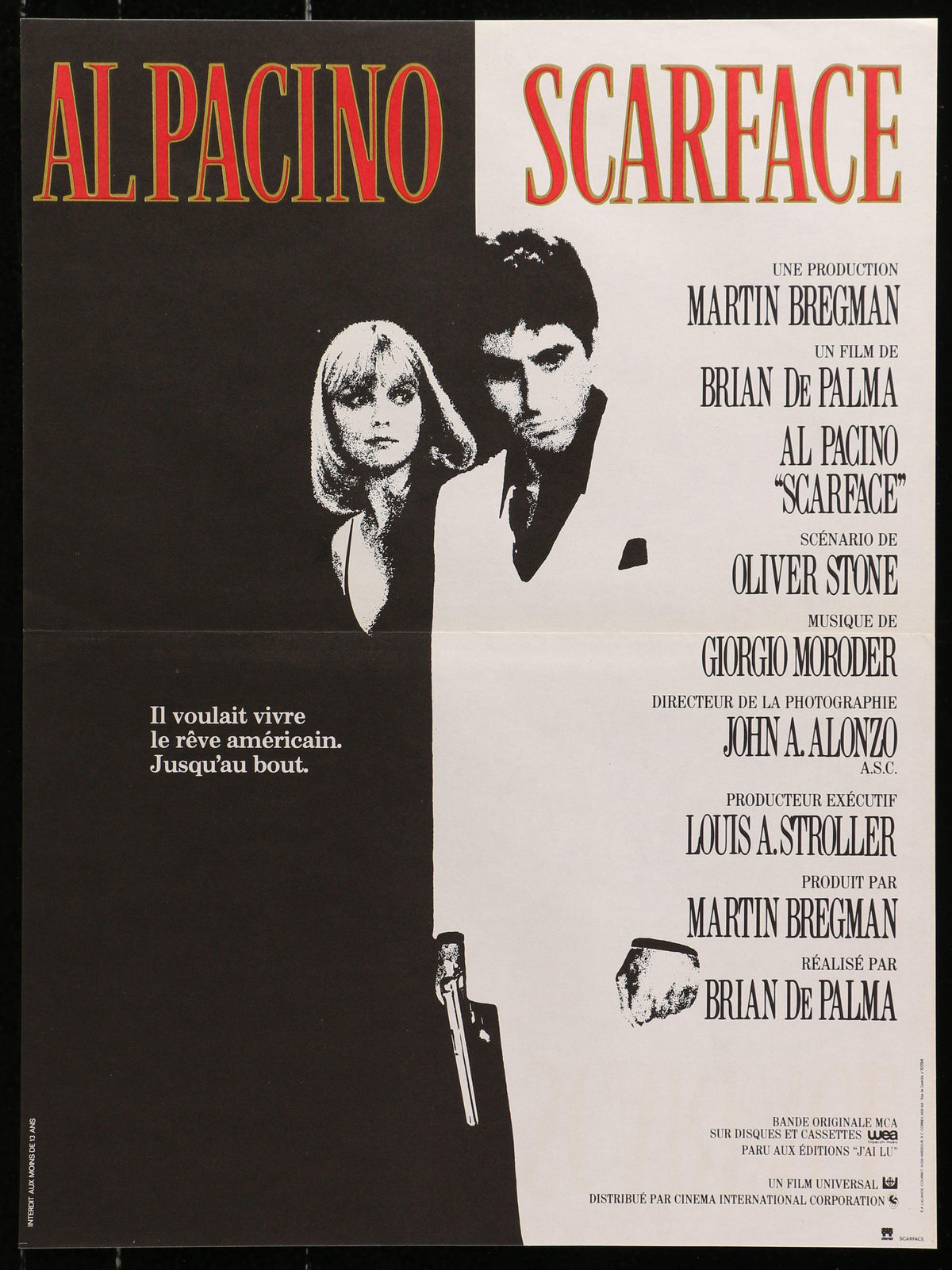 Scarface Original Vintage Movie Poster