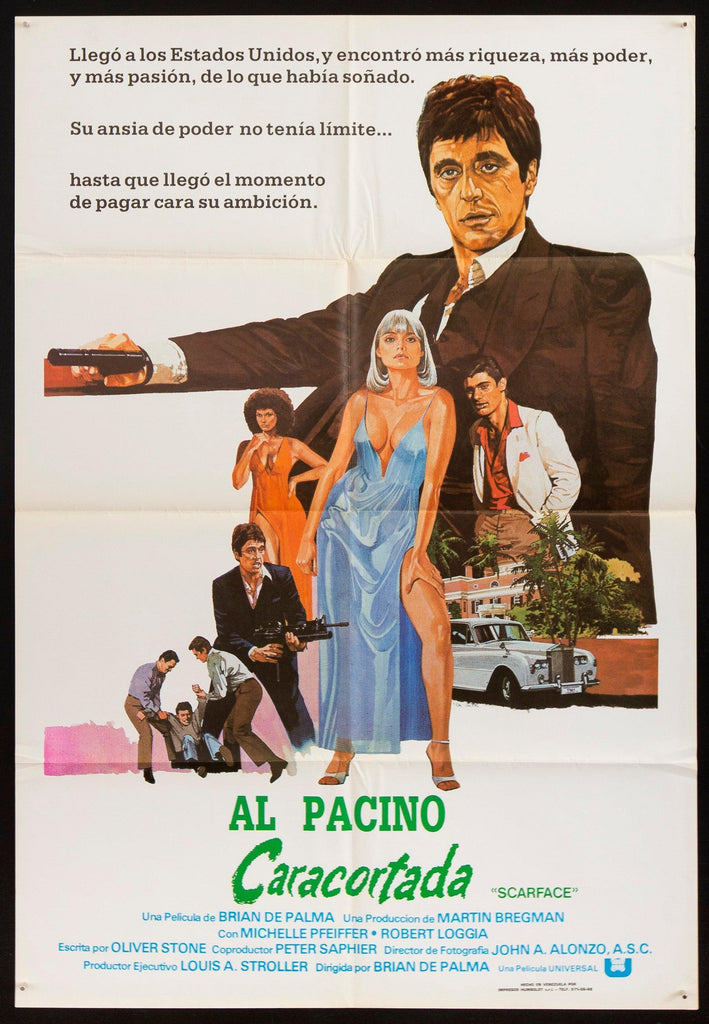 Scarface Original Vintage Movie Poster