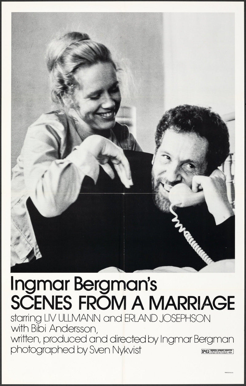 Scenes from a Marriage 1 Sheet (27x41) Original Vintage Movie Poster