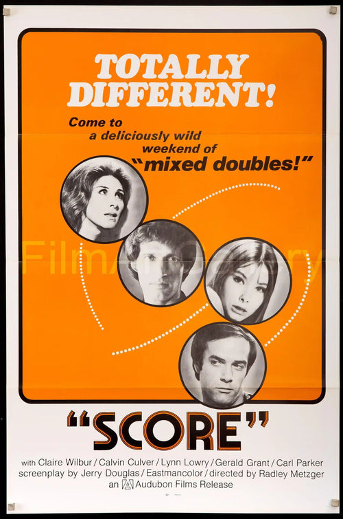 Score Original Vintage Movie Poster