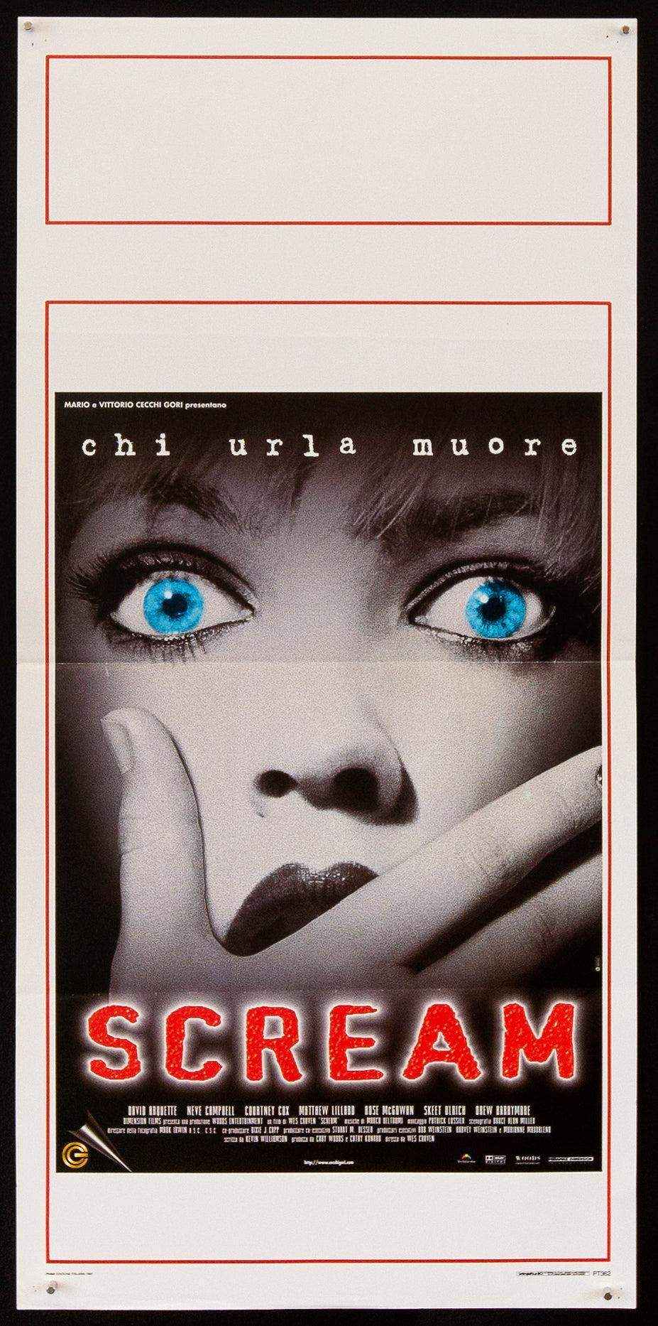 Scream Original Vintage Movie Poster