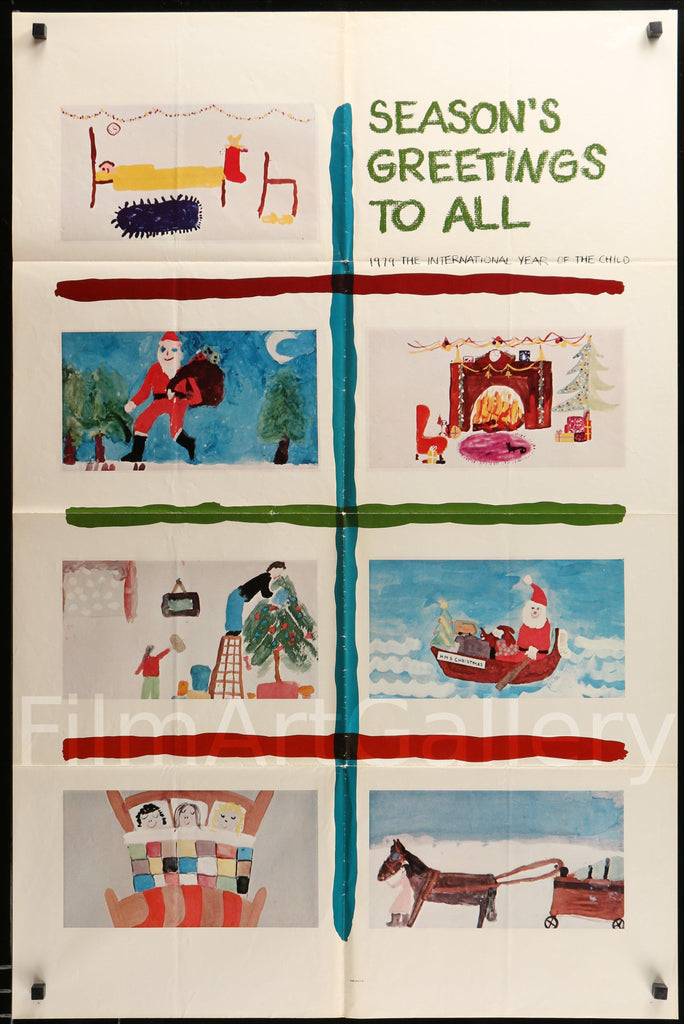 Season's Greetings To All Original Vintage Movie Poster