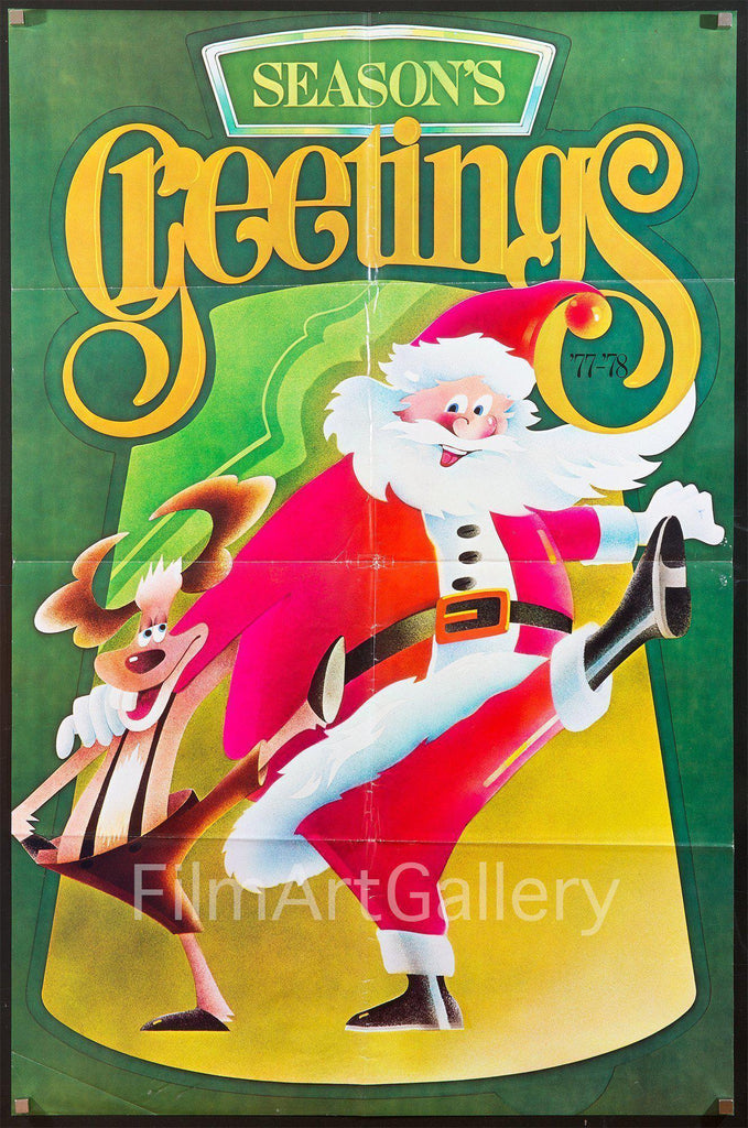 Season's Greetings Original Vintage Movie Poster