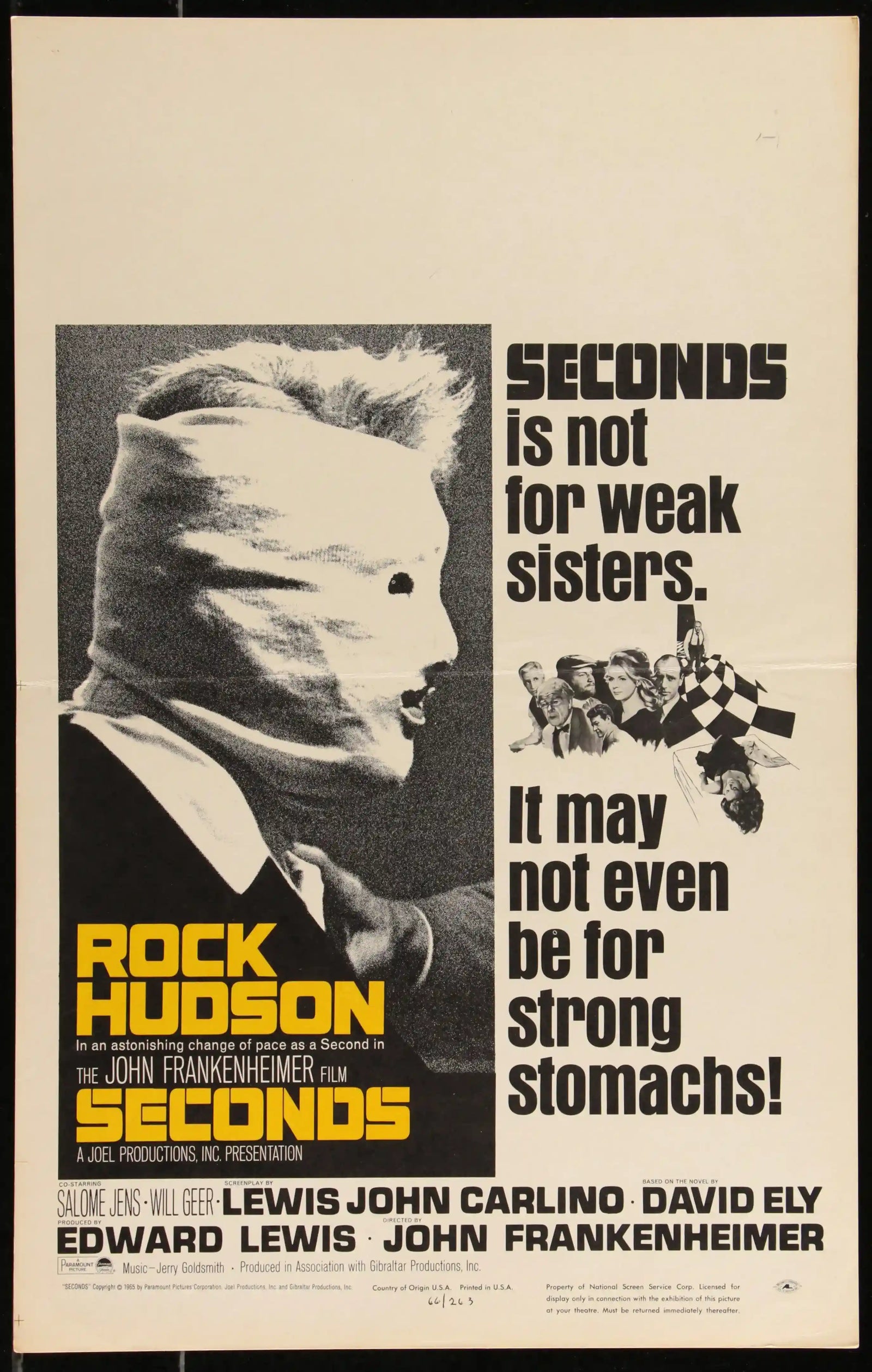 Seconds Original Vintage Movie Poster
