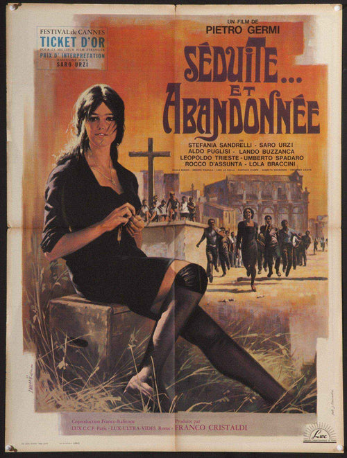 Seduced and Abandoned (Sedotta e Abbandonata) Original Vintage Movie Poster
