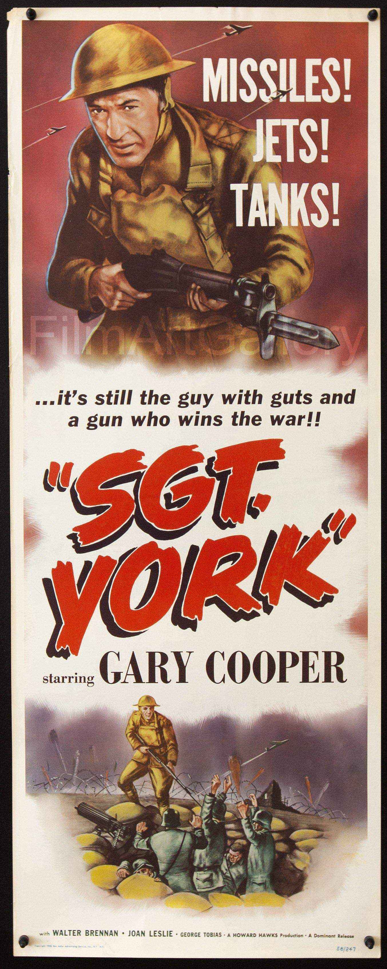 Sergeant York Original Vintage Movie Poster