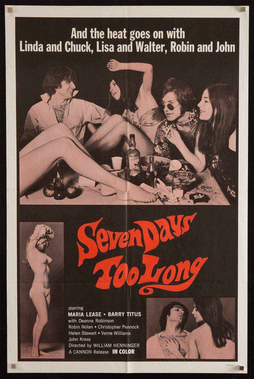 Seven Days Too Long Original Vintage Movie Poster
