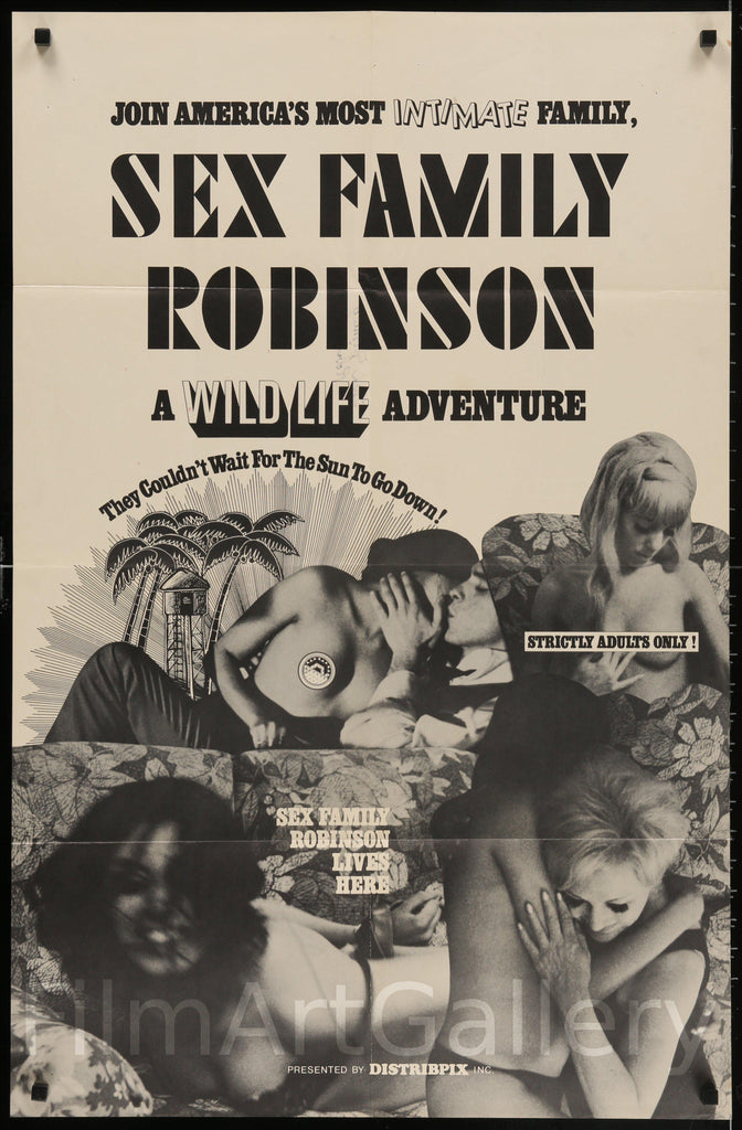 Sex Family Robinson Original Vintage Movie Poster